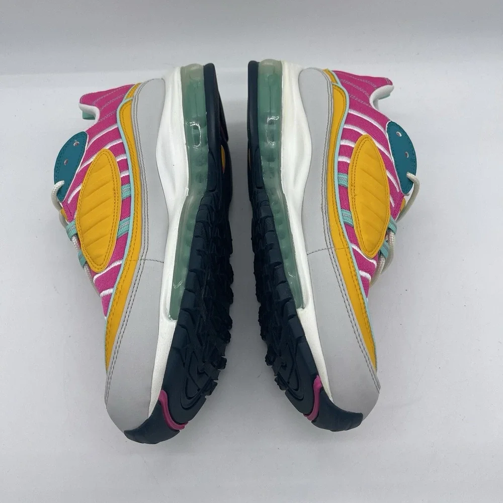 Nike Air Max 98 CI9897-301 'Easter' Women's Size 11 Men's 9.5 Running Shoes Neon
